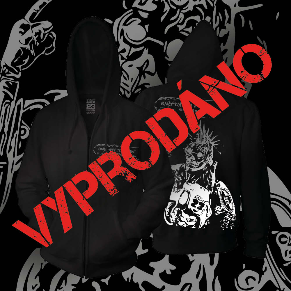 Unisex mikina se zipem limitovaná edice